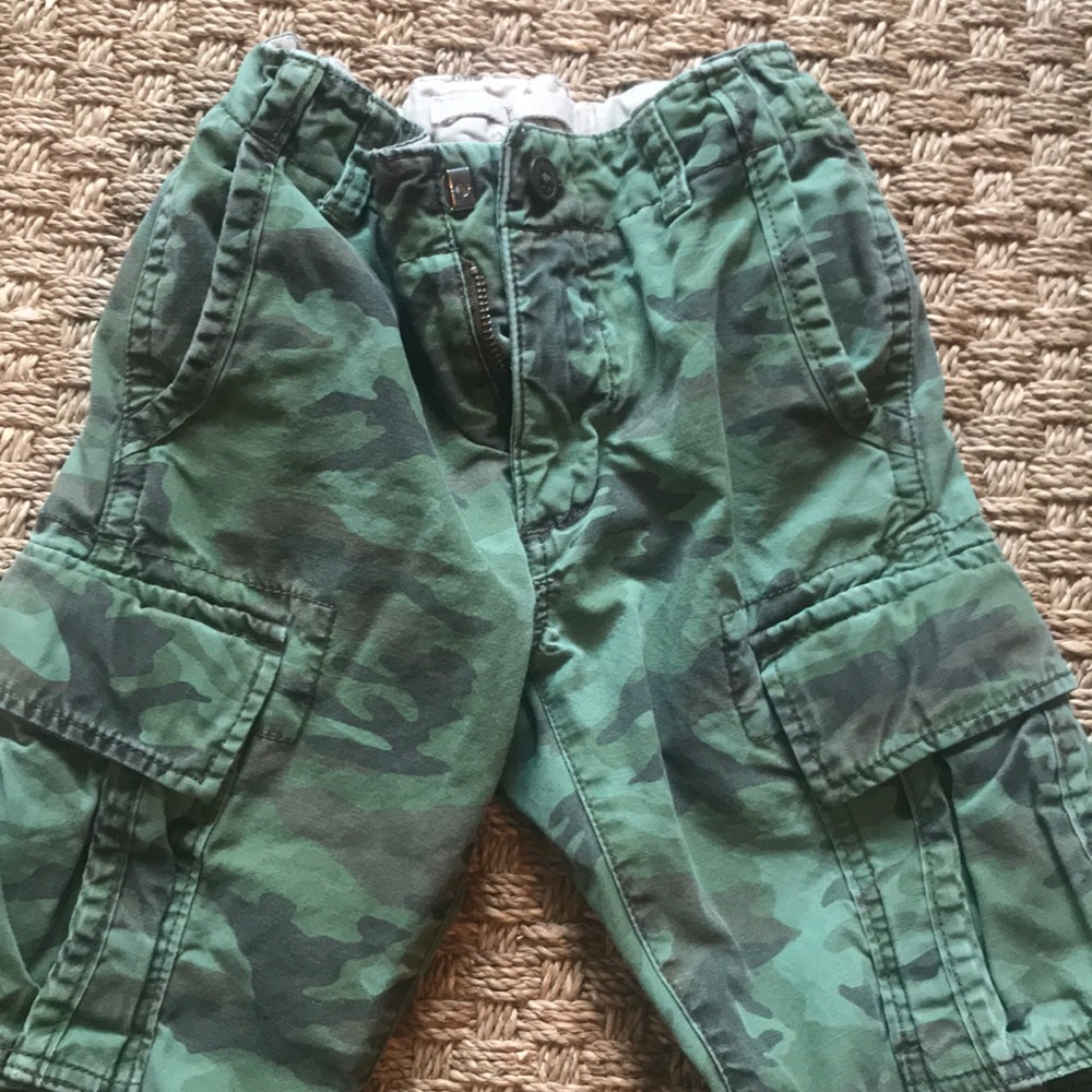 Boys Camo Cargo Pants